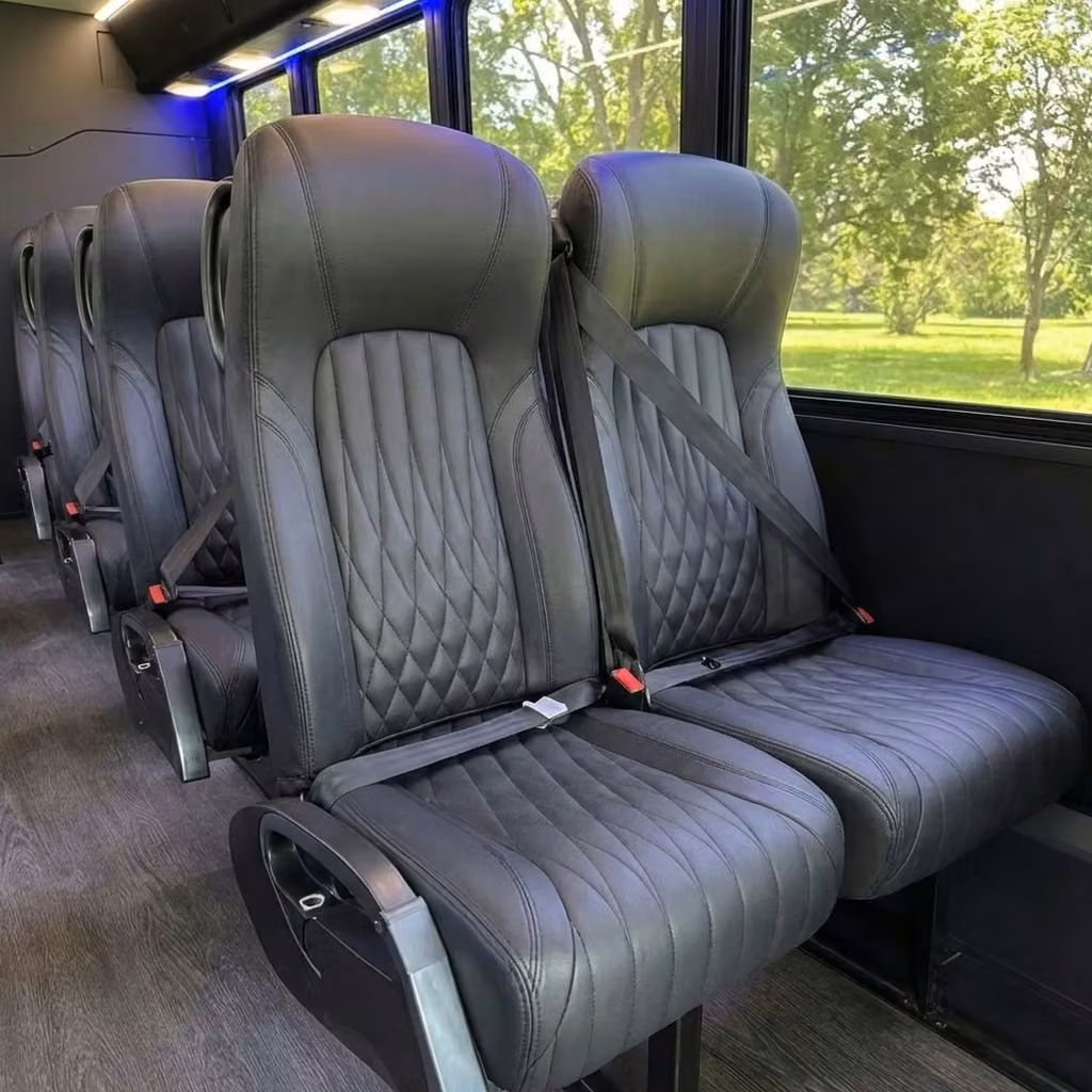 cedar falls 20 passenger minibus high back seats