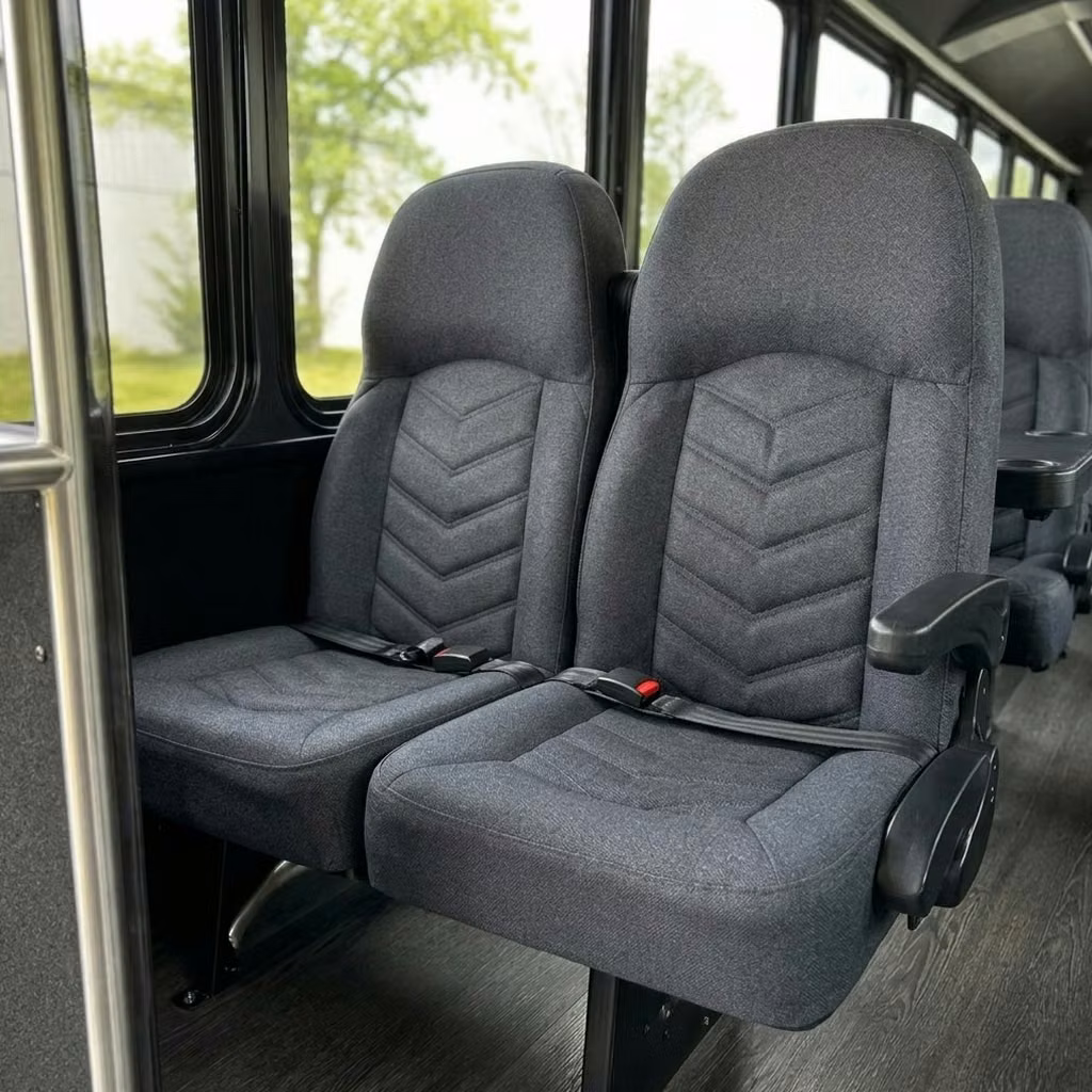 cedar falls 25 passenger minibus high back seats