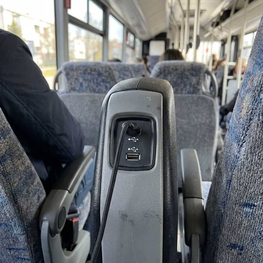 cedar falls 28 passenger minibus usb charging
