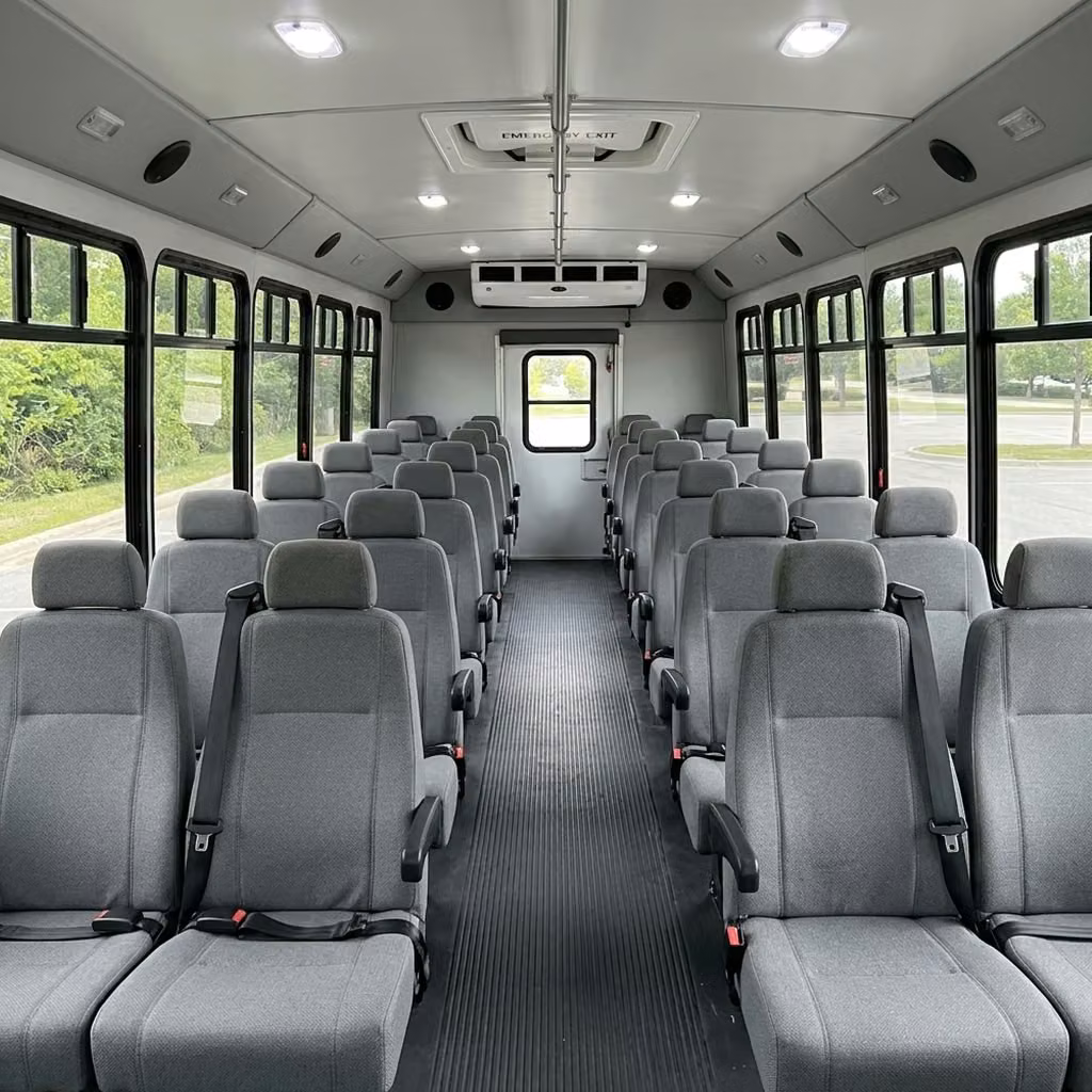 cedar falls 30 passenger minibus seating