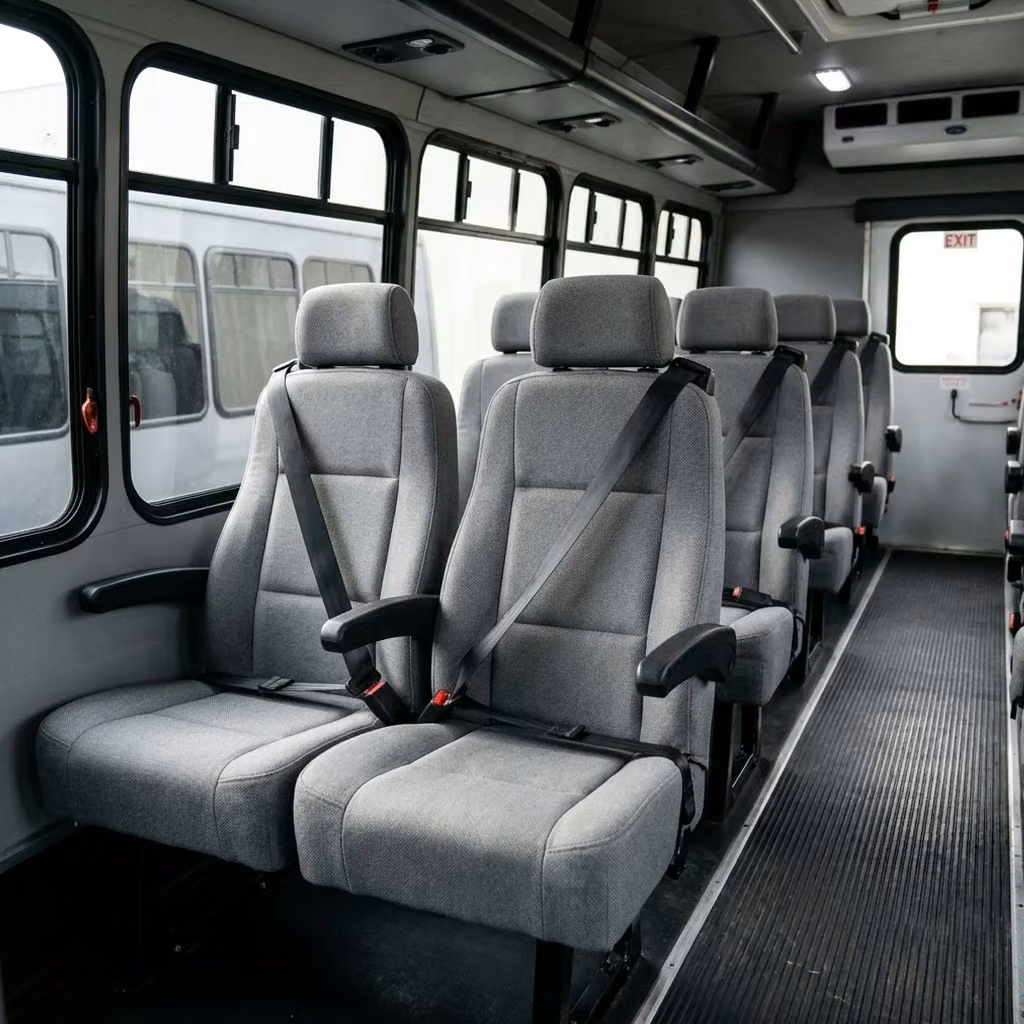 cedar falls 35 passenger minibus reclining seats
