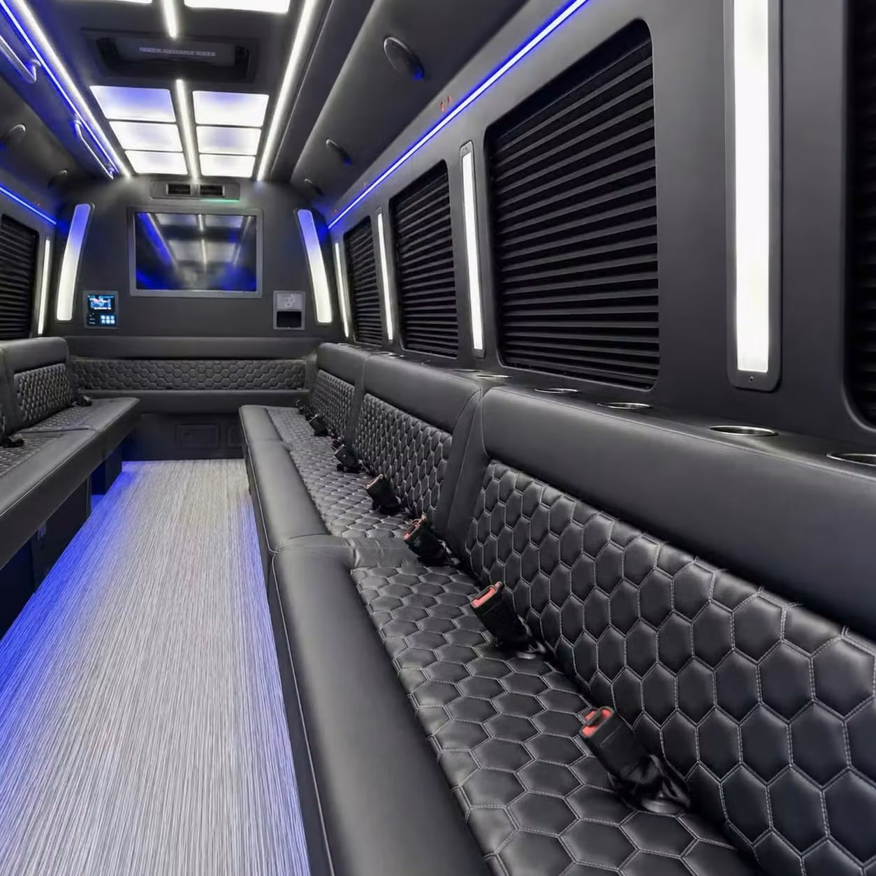 cedar falls party bus party lighting