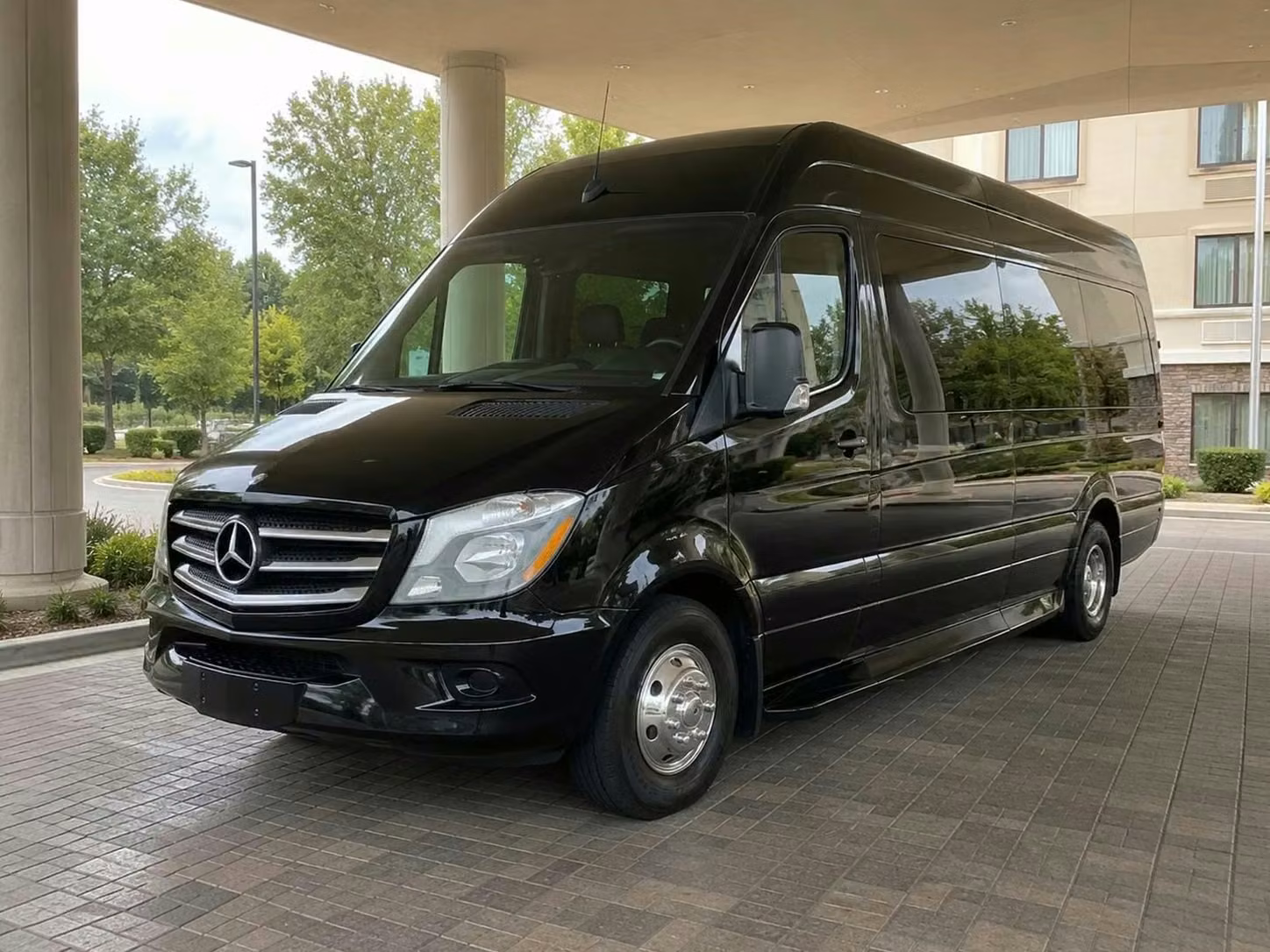 cedar falls sprinter van rental with driver tinted windows